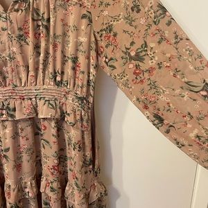 Floral patterned boho dress
